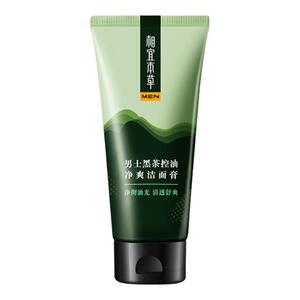 相宜本草男士黑茶清爽控油洗面奶