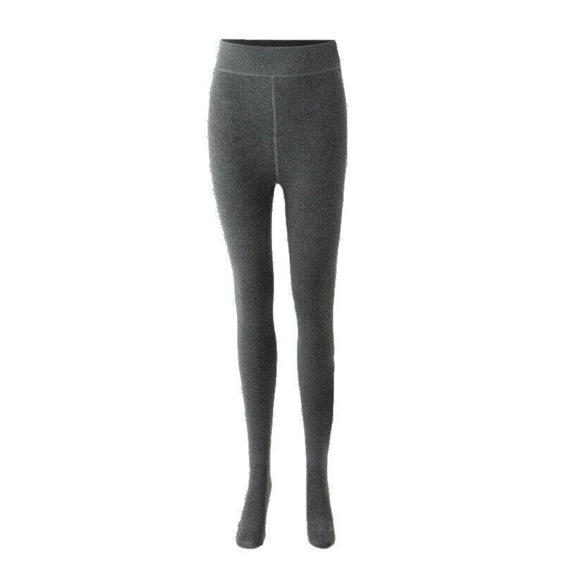 秋冬加绒加厚显瘦竖条纹连裤袜