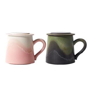 象上马克杯情侣杯子一对高级感高颜值结婚新婚礼盒送女友陶瓷带盖