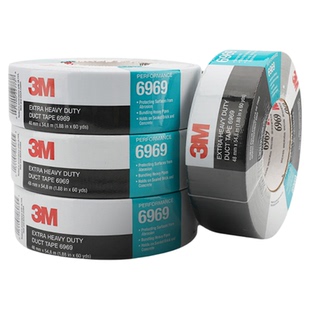 3M 6969布基胶带防水耐高温无残胶地毯帐篷修补胶带管道补漏胶带