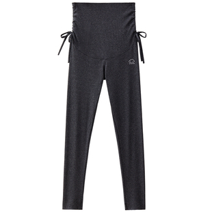 十月结晶孕妇打底裤零压棉提臀裤子无痕托腹不勒肚外穿裤女春装季