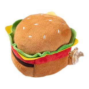 日本进口YUP!汉堡热狗造型收纳包化妆包挂件可爱趣味闺蜜少女礼物