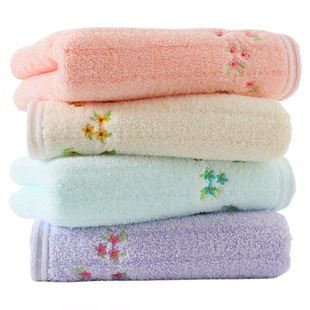 金号方巾纯棉防螨抗菌挂绳擦手巾美容巾洗脸巾小毛巾柔软舒适吸水