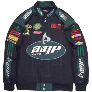 杜戴克古着欧美男女潮牌vintage刺绣夹克BF风宽松嘻哈棒球服外套