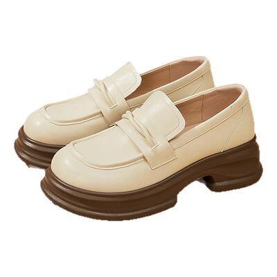 达芙妮2026新款厚底乐福鞋