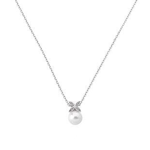 MAJORICA美娇丽佳手作珍珠项链轻奢锁骨链颈链10mm手作珍珠