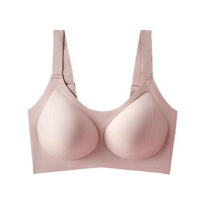 排汗透气大码内衣女聚拢无钢圈