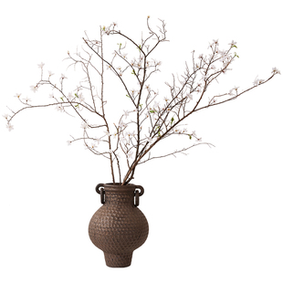 海虹雅林仿真花高级感逼真客厅轻奢装饰宋氏美学中古餐桌花艺摆件