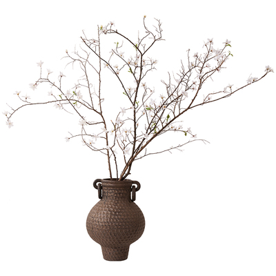 海虹雅林仿真花高级感逼真客厅轻奢装饰宋氏美学中古餐桌花艺摆件