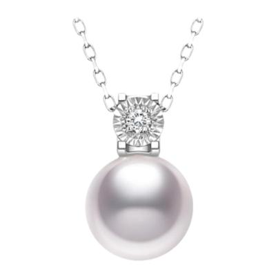 akoya海水珍珠吊坠戴妃款项链