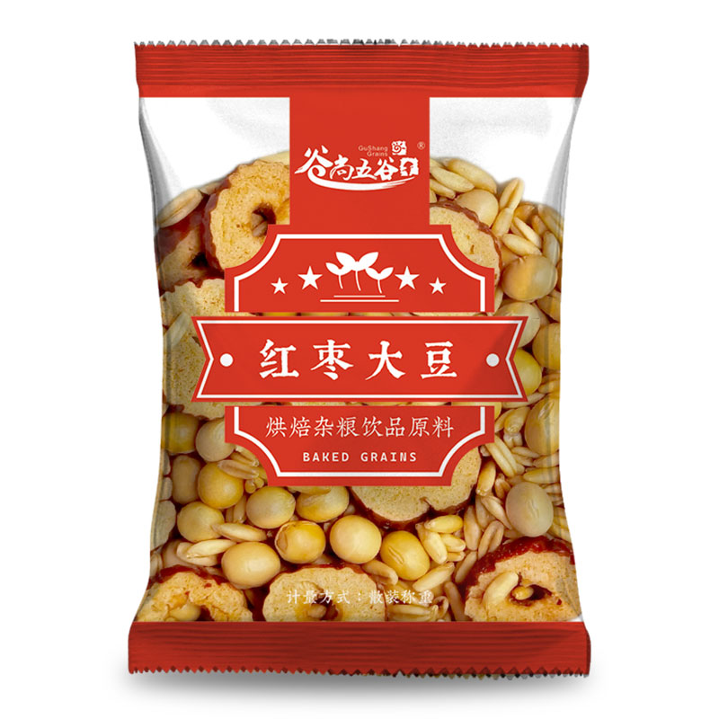 谷尚五谷红枣大豆豆浆原料