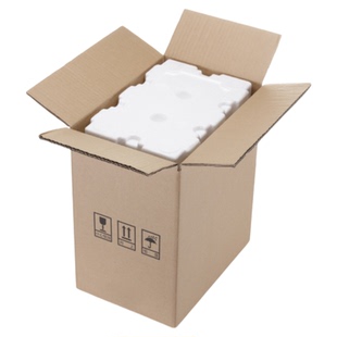 红酒泡沫箱香槟加外纸箱盒1 /2/3/4/ 6/ 8/12支物流快递箱防破损