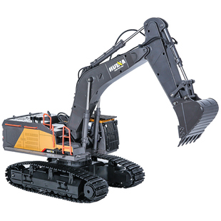汇纳592超大合金遥控挖掘机工程车模型充电动仿液压挖土机男孩