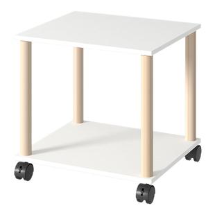 打印机置物架家用带轮放置柜落地可移动桌下多层收纳架子办公室