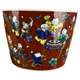 日本回流陶瓷九谷瓷器宝瓶茶杯咖啡杯15厘米圆盘赏盘壶承盘茶道具