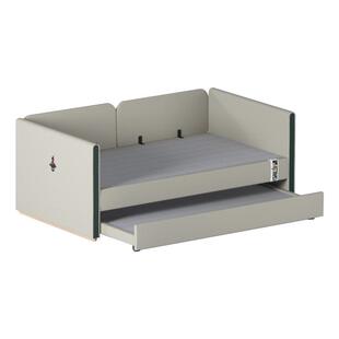 ONFO实木布艺儿童床抽拉床儿童拖床子母床北欧风格亲子床双层床