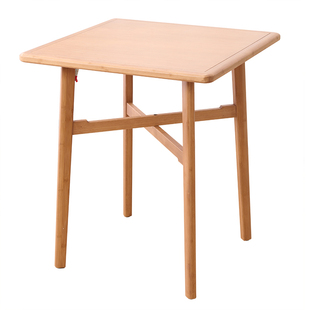 度庐里尔方桌小户型家用客厅餐桌折叠桌休闲牌桌四方桌阳台小茶桌