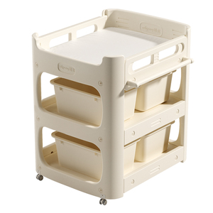曼龙婴儿尿布台多功能护理台可移动