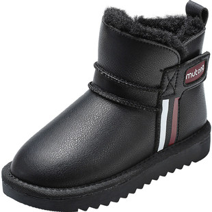 牧童童鞋儿童雪地靴冬季新款男女童棉靴加厚加绒大棉靴子保暖防风