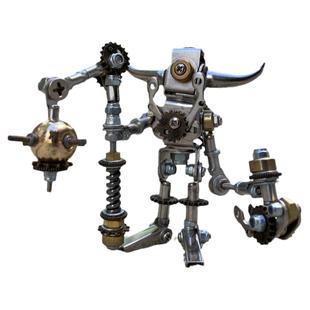 男孩金属组装3d圣徒复古金属手工diy礼物拼装机甲送男孩生日礼物