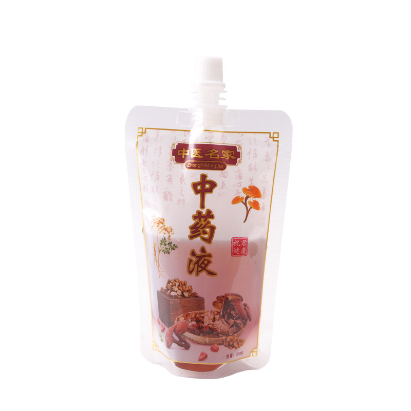 中药袋新款一次性自立液体批发