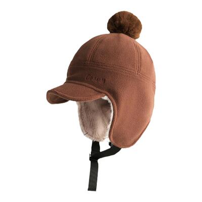 复古百搭加绒保暖双层雷锋帽