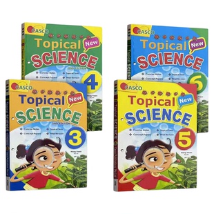 正版 casco New Topical Science Primary 3 4 - 2nd Edition新加坡科学 小学练习册 专项  英文原版书籍 新加坡练习册 教辅