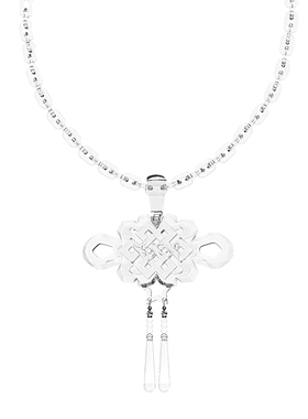 VSCH“CHINESE KNOTTING”  PSYP同款透明中国结 3D打印嘻哈吊坠