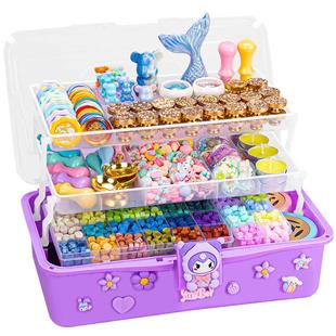 火漆印章套装儿童可爱卡通章头蜡粒咕卡流体熊模具果冻蜡捏捏乐库洛米手工diy玩具新手火气复古