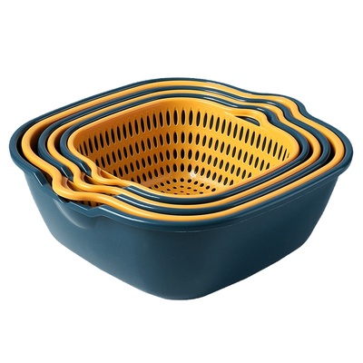 9.9元六件套厨房沥水篮