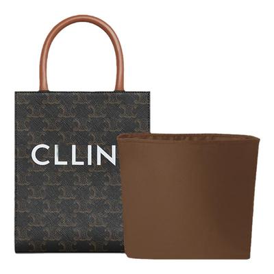 推荐！CelineCabas绸缎内胆包