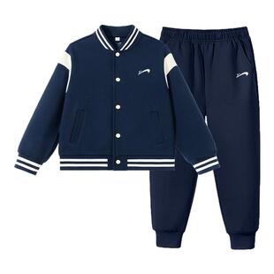 贵人鸟童装男童运动套装2026新款儿童棒球服春秋款青少年春装外套