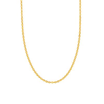 赛菲尔黄金简约O字链女