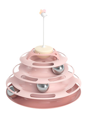 逗猫棒猫玩具猫转盘不倒翁玩具球