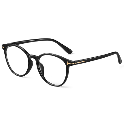 赵今麦同款素颜黑框猫眼眼镜架女