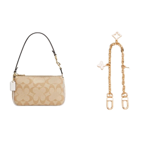 适用于coach蔻驰流浪包延长链Laurel肩带改造包链斜挎包装饰链条