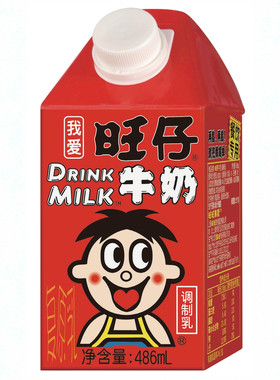 旺仔牛奶1升旺旺饮料营养果粒多