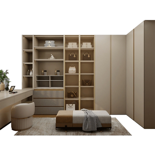 拉迷全屋定制现代简约家用卧室衣柜一门到顶衣橱儿童房间定制