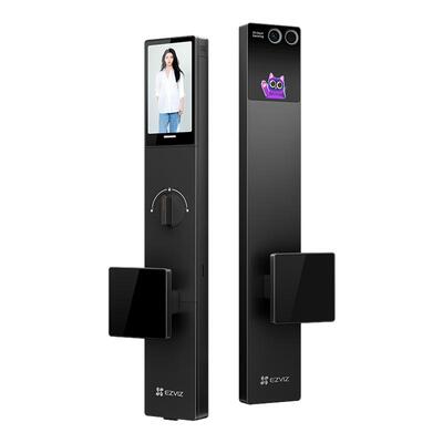 萤石启明AI智能人脸视频锁双屏掌静脉指纹密码开门家用Y5000FVP