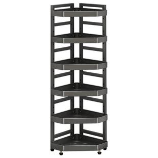 卫生间落地三角置物架转角式储物架子浴室杂物转角洗手间收纳神器