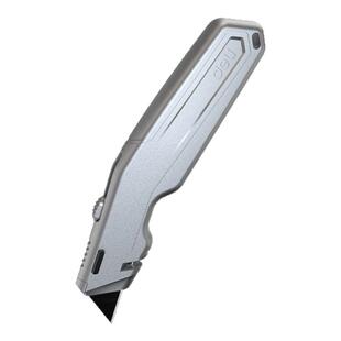 得力美工刀重型全钢加厚折叠壁纸刀电工刀专用电缆剥皮刀剥线勾刀