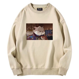 搞怪仓鼠名场面小约翰可汗田文静马国成春秋男上衣服长袖圆领卫衣