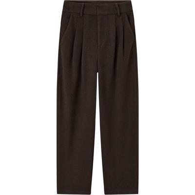 爱居兔美拉德风阔腿裤女冬季新款宽松舒适时尚休闲裤