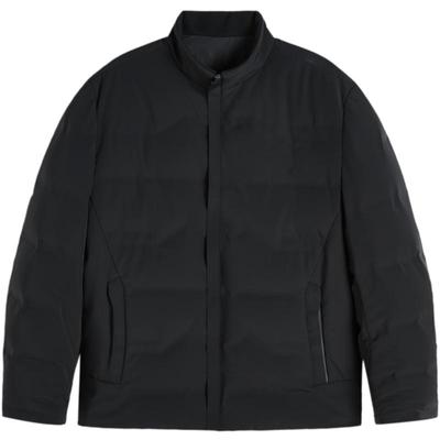 劲霸男装官方秋冬季男士短款立领鸭绒外套轻薄防泼水易打理羽绒服