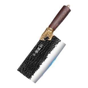 龙泉菜刀家用官方旗舰店正品锻打斩切两用刀厨师专用刀具厨房商用
