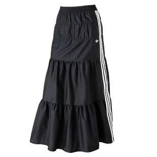 adidas阿迪达斯三叶草女裙26夏季新款舒适透气半身裙子 KY5728