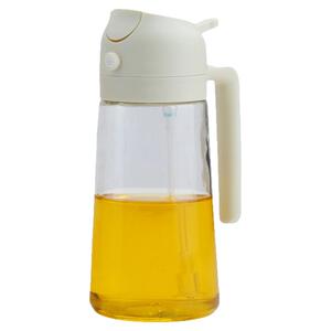 喷倒两用喷油壶防滴油罐加厚玻璃喷雾油瓶厨房家用酱油醋调料瓶