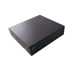 指纹钱箱开箱记录海外港币版指纹密码刷卡加密保险箱钱柜收银钱箱