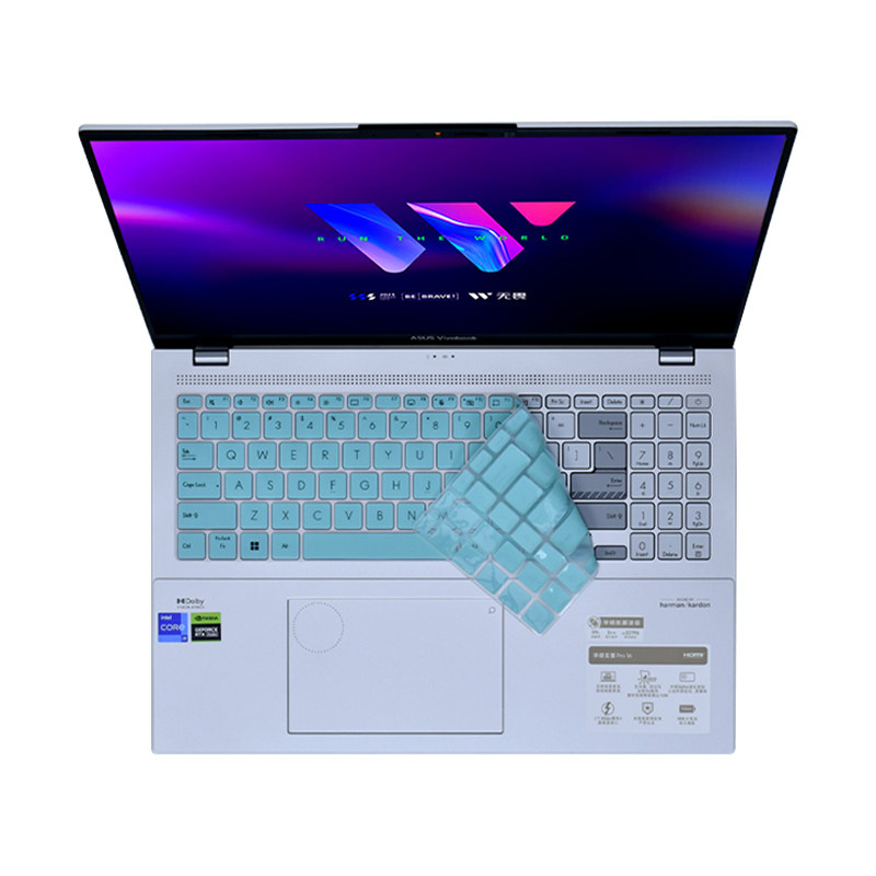 2023款华硕无畏Pro16旗舰版K6604J键盘膜K3605V键盘保护膜K6602Z电脑X1605V按键套16寸笔记本X1603Z屏幕膜