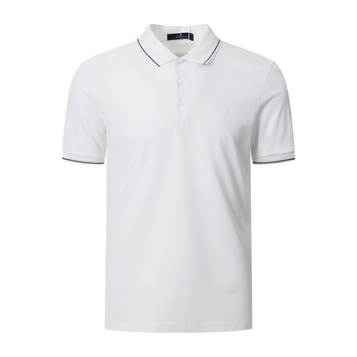 梦特娇[100%长绒棉/液氨]短袖T恤